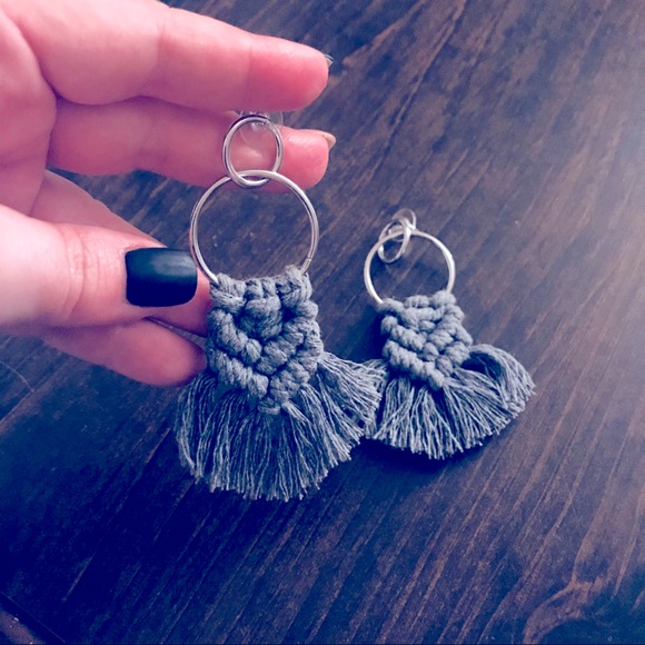 Handmade w/L♥️VE🆕Silver Double Looped 3mm Macrame - Picture 3 of 16